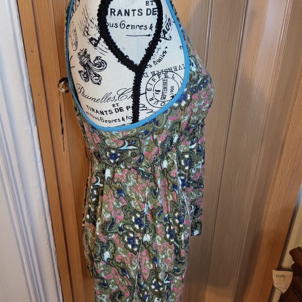 Free People Racetrack Printed Tank Top Large - Picture 2 of 10